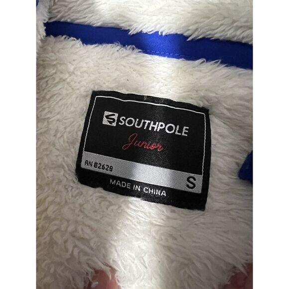 Southpole Junior NASA Jacket Zip Up Soft Fuzzy - Picture 5 of 8